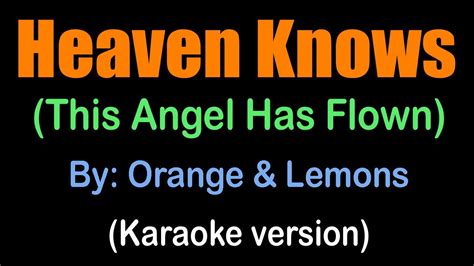 The Meaning Behind The Song: Heaven Knows (This Angel Has .